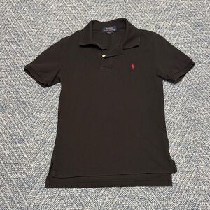 Polo Ralph Lauren Boys Cotton Black Polo Shirt